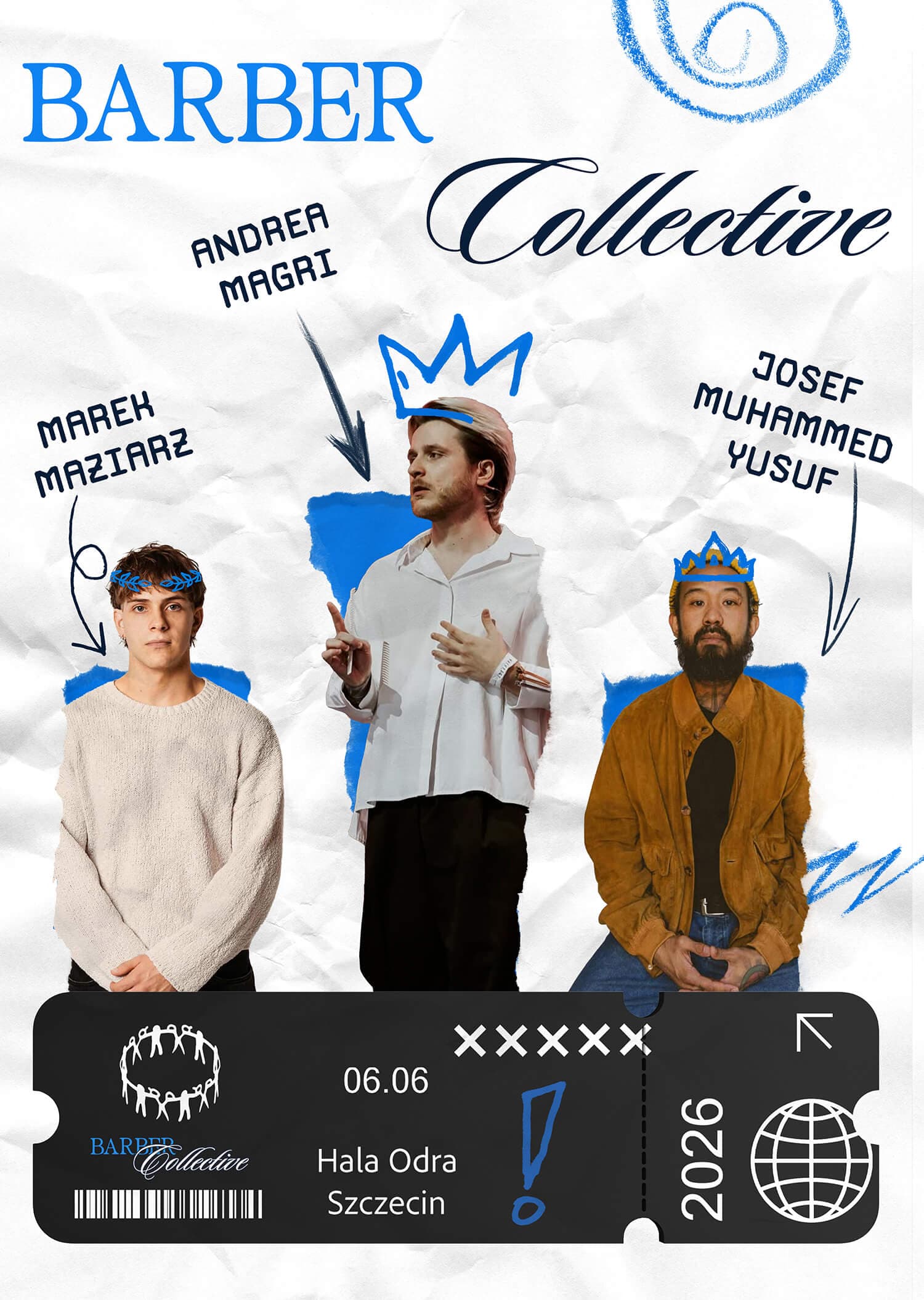 Barber Collective poster — first edition