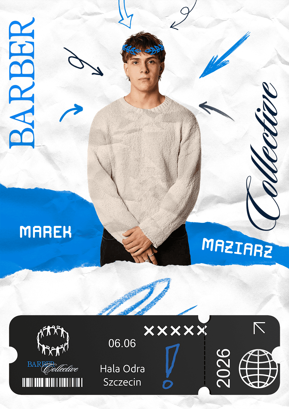 Barber Collective poster — third edition